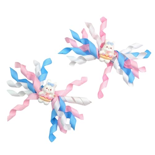 Greabuy Bunte Haarspange mit Oster-Cartoon-Motiv für Kinder und Jugendliche, Festival-Accessoire, Cotume-Haarnadel, Urlaubsmotiv von Greabuy