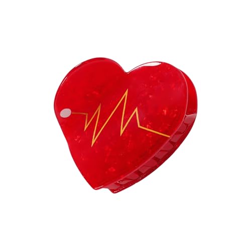 Greabuy Cartoon-Haarspange aus PVC, Haarklammer für Frauen, starker Halt, Haarnadeln, Pferdeschwanz-Halter, Zubehör für den täglichen Gebrauch und von Greabuy