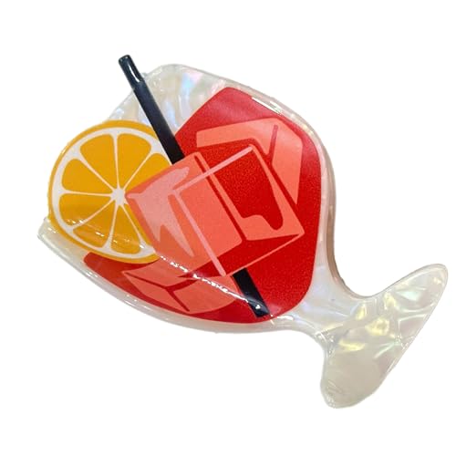 Greabuy Cocktail-Clip aus Acryl, einzigartiges Design, leichtes Trinkzubehör für Partys von Greabuy