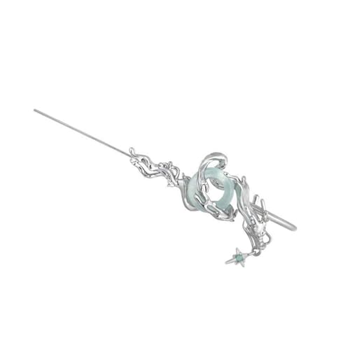 Greabuy Drachen-Piercing-Ohrringe aus Legierung für Frauen mit einzigartiger Mischung aus modernen chinesischen Designs und süßem Cool Greabuy Drachen-Piercing-Ohrringe aus Legierung für Frauen mit einzigartiger Mischung aus modernen chinesischen Designs und süßem Cool von Greabuy