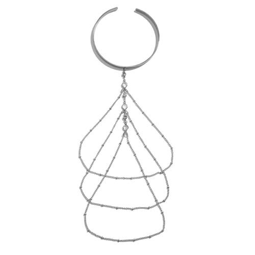 Greabuy Elegante Goldkette Armreif Quasten Armband Mode Frauen Armlet für Musikfestivals und Freizeit, Dimension327.5cm/12.62.95in, Metall von Greabuy