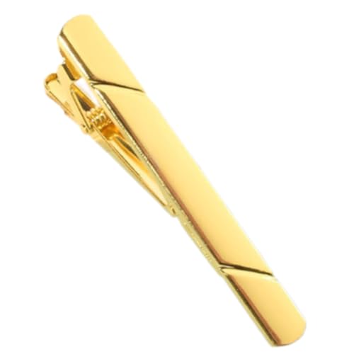 Greabuy Gentleman Regular Krawattenklammer formelle Uniform-Accessoires Krawattenklammer Krawattenklammer normaler Hals, 5.82cm, Titanstahl von Greabuy