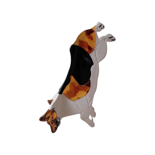 Greabuy Haarklammer, großer Clip, Kopfbedeckung, Haarklammer, eleganter Kätzchen-Haarhalter, Haarspangen, starker Halt, Haarnadel von Greabuy