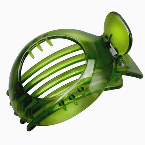 Greabuy Haarklammer mit flachem Clip, elegant, breit, Haarspangen, starker Halt, Haarnadel von Greabuy