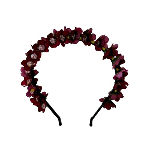 Greabuy Künstliche Blumen-Haarbänder, Halloween-Haarband, Rose, Blume, Kopfschmuck, Blumen-Haarschmuck für Cosplay Greabuy Künstliche Blumen-Haarbänder, Halloween-Haarband, Rose, Blume, Kopfschmuck, Blumen-Haarschmuck für Cosplay von Greabuy