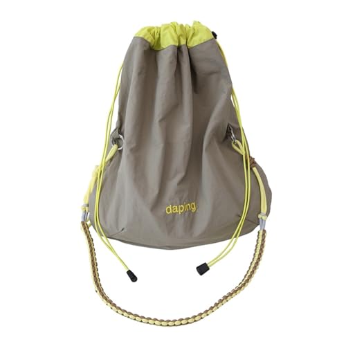 Greabuy Moderne Umhängetasche aus Nylon mit verstellbarem Kordelzug und geräumigem Innenraum für Studenten und Mode-Enthusiasten, Nylon-Umhängetasche, grün, One Size Greabuy Moderne Umhängetasche aus Nylon mit verstellbarem Kordelzug und geräumigem Innenraum für Studenten und Mode-Enthusiasten, Nylon-Umhängetasche, grün, One Size von Greabuy