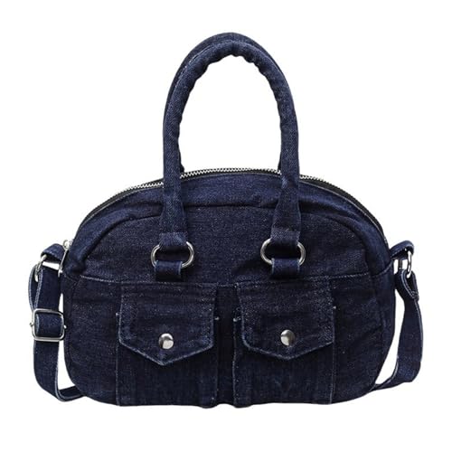 Greabuy Modische Umhängetasche, Jeans, Crossbody, Geldbörse, verschleißfest, großes Fassungsvermögen, Einkaufen, Arbeit, Handtasche, Henkeltasche, Jeans, lässige Schultertasche, B, One Size Greabuy Modische Umhängetasche, Jeans, Crossbody, Geldbörse, verschleißfest, großes Fassungsvermögen, Einkaufen, Arbeit, Handtasche, Henkeltasche, Jeans, lässige Schultertasche, B, One Size von Greabuy