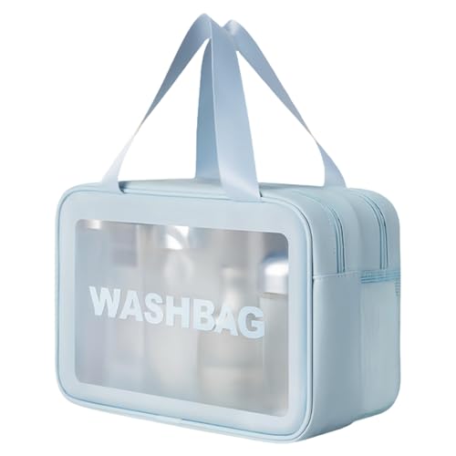 Klarer Make Up Beutel Handheld Kosmetik Große Kapazität Toilenzwolkpflege Aufbewahrung Waschung Für Frauen Toiliermaschine Große Kapazität Reisen Make Up Waschen Sie Klare Kosmetik von Greabuy