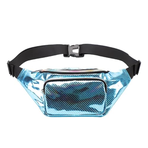 Tragbare Holografische Reisetasche Für Damen Modische Durchscheinende Sling Brusttasche PVC Taillengürteltasche Umhängetaschen Taillengürteltasche Für Frauen von Greabuy