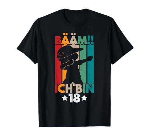 18 Geburtstag Junge Mädchen, Bääm, Dabbing Motiv, Lustiges T-Shirt 18 Geburtstag Junge Mädchen, Bääm, Dabbing Motiv, Lustiges T-Shirt von Great Birthday Gift Ideas by CW Männer und Frauen!