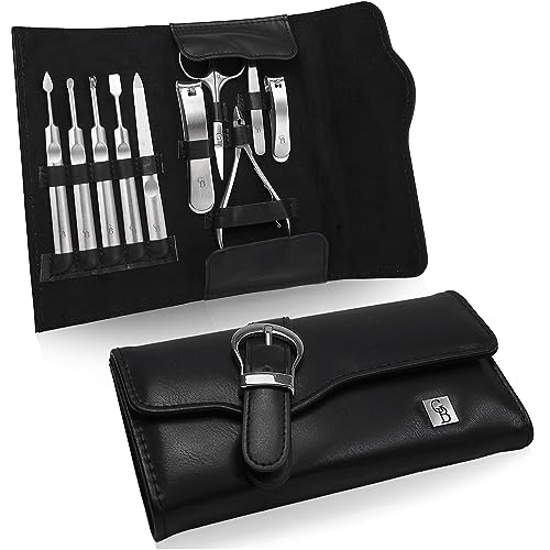 Great Blade Maniküre Set – Profi Nagelset mit Nagelschere & Nagelknipser, Nagelpflegeset Für Fingernägel Fußpflege & Pediküre, Nageletui Pflege Nessesair Für Damen & Männer Great Blade Maniküre Set – Profi Nagelset mit Nagelschere & Nagelknipser, Nagelpflegeset Für Fingernägel Fußpflege & Pediküre, Nageletui Pflege Nessesair Für Damen & Männer von Great Blade
