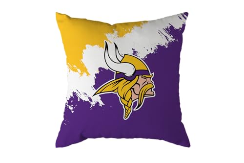 NFL Kissen Minnesota Vikings Football Cushion Brush Pillow Sofakissen 50x50cm von Great Branding