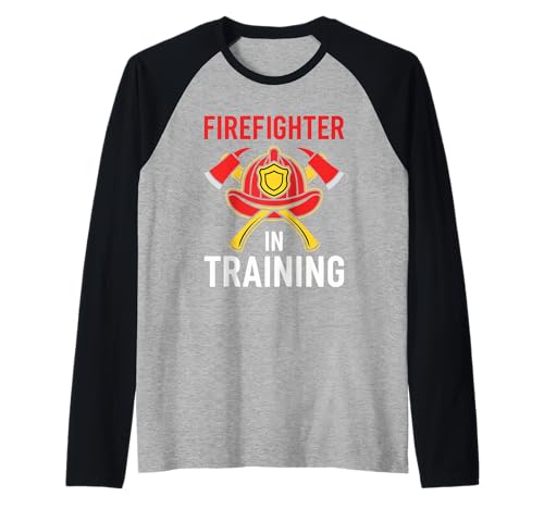 Feuerwehr-Trainingsgeschenke Kinder Niedlich Kleinkind Feuerwehrmann Raglan Feuerwehr-Trainingsgeschenke Kinder Niedlich Kleinkind Feuerwehrmann Raglan von Great Firefighter Gifts for Kids Apparel