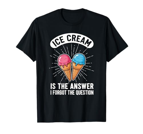 Lustige Eiscreme-Kunst für Männer, Frauen, Kinder, Dessert-Eiscreme-Fächer T-Shirt Lustige Eiscreme-Kunst für Männer, Frauen, Kinder, Dessert-Eiscreme-Fächer T-Shirt von Great Ice Cream Gifts Ice Cream Lover Accessories