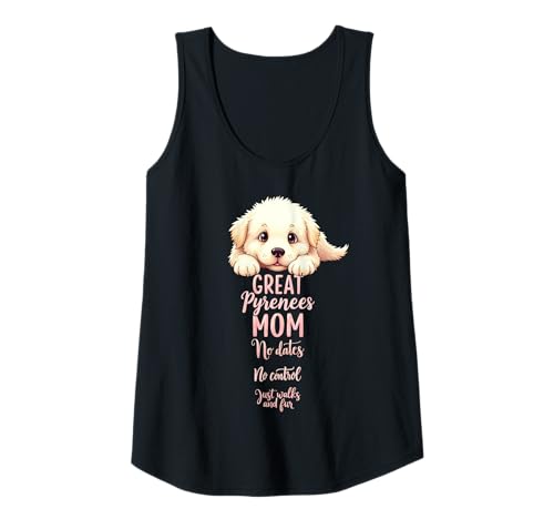 Damen Lustiges Pyrenäen-Zitat für die Mutter des Hundes, Pyrenäen-Humor Tank Top Damen Lustiges Pyrenäen-Zitat für die Mutter des Hundes, Pyrenäen-Humor Tank Top von Great Pyrenees Fun Designs