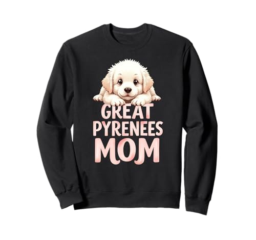 Tolle Pyrenäen-Mama für Mama und Hund aus den Pyrenäen, niedlicher Welpe Sweatshirt Tolle Pyrenäen-Mama für Mama und Hund aus den Pyrenäen, niedlicher Welpe Sweatshirt von Great Pyrenees Fun Designs