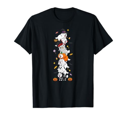 Große Pyrenäen, Hexe, Vampir, Geist, Halloween, für Kinder, Herren und Damen T-Shirt Große Pyrenäen, Hexe, Vampir, Geist, Halloween, für Kinder, Herren und Damen T-Shirt von Great Pyrenees Halloween Skeleton Mummy Outfits