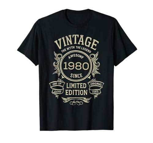 Tolles Retro1980 Geburtstagshemd für Damen oder Herren 1980 Retro T-Shirt Tolles Retro1980 Geburtstagshemd für Damen oder Herren 1980 Retro T-Shirt von Great Retro1980 Birthday Shirt women or men 1980