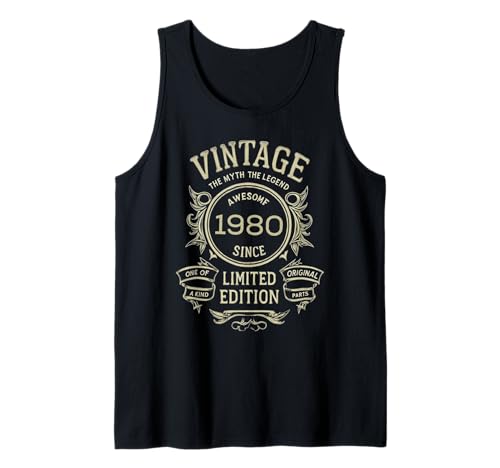 Tolles Retro1980 Geburtstagshemd für Damen oder Herren 1980 Retro Tank Top Tolles Retro1980 Geburtstagshemd für Damen oder Herren 1980 Retro Tank Top von Great Retro1980 Birthday Shirt women or men 1980