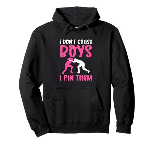Wrestlerin Mädchen Motiv Wrestling Pullover Hoodie von Great Wrestling Motifs and Apparel