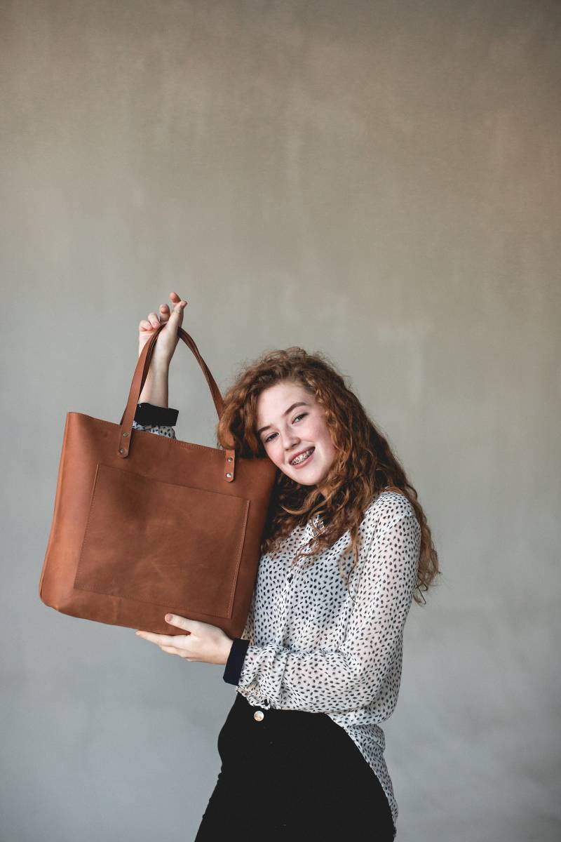 Elegante Leder Umhängetasche Für Damen - Weich, Stilvoll Und Funktionell von GreatBrown