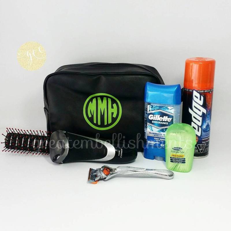 Personalisierte Kulturtasche Aus Veganem Leder Kulturbeutel Nach Maß Personalisierte Kulturtasche Aus Veganem Leder Kulturbeutel Nach Maß von GreatEmbellishments