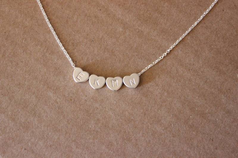 Geschenk Für Die Beste Freundin, Jubiläumsgeschenk, Jungvermählten, Kleine Herzkette, Schwestergeschenk, Mama, Oma von GreatJewelry4All