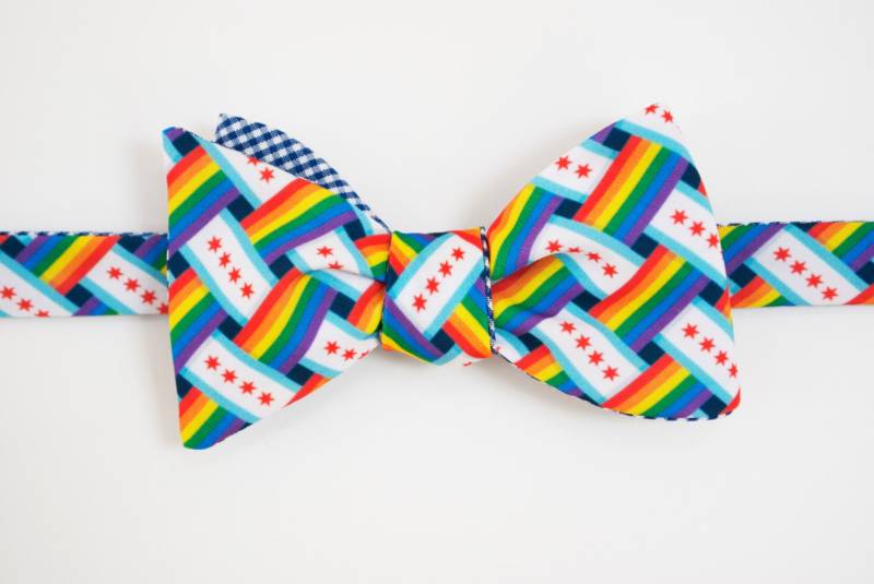 Chicago Gay Pride Fliege von GreatKnotsDesigns