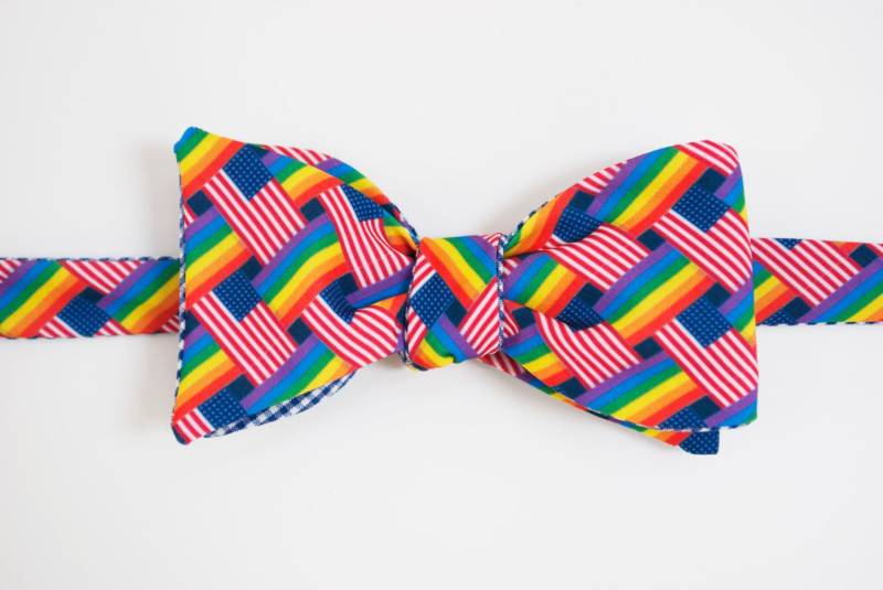 Gay Pride Usa Fliege von GreatKnotsDesigns