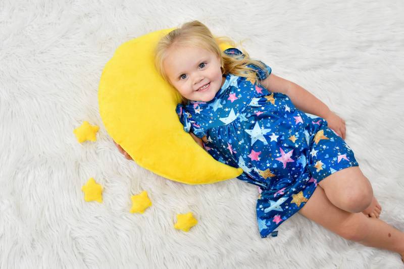 Blue Star Milch Seide Flattern Kleid von GreatLakesKids