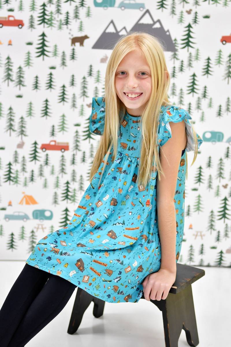 Wandern Milchseide Flattern Kleid von GreatLakesKids