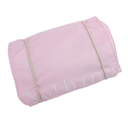 GreatRise Abnehmbar Kulturtasche Damen 4-in-1 Trennbare Kulturbeutel Faltbar Kosmetiktasche mit 4 Fächern Aufrollbare Waschtasche Tragbare Reise Kosmetikbeutel Multifunktions Make Up Tasche Rosa von GreatRise