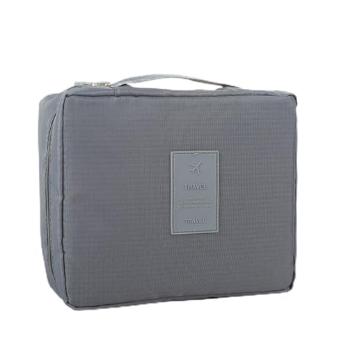 Große Kosmetiktasche Reise Kulturbeutel Portable Kulturtasche Doppelschicht Make Up Tasche wasserdichte Schminktasche Makeup Organizer mit Abnehmbare Fächer für Damen von GreatRise