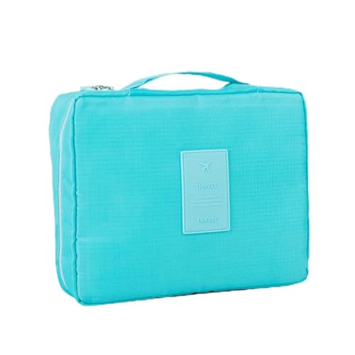 Große Kosmetiktasche Reise Kulturbeutel Portable Kulturtasche Doppelschicht Make Up Tasche wasserdichte Schminktasche Makeup Organizer mit Abnehmbare Fächer für Damen von GreatRise