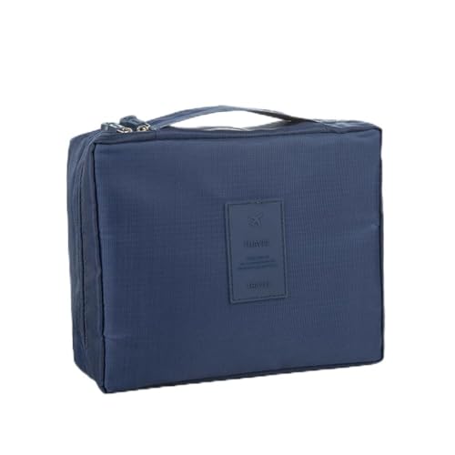 Große Kosmetiktasche Reise Kulturbeutel Portable Kulturtasche Doppelschicht Make Up Tasche wasserdichte Schminktasche Makeup Organizer mit Abnehmbare Fächer für Damen von GreatRise