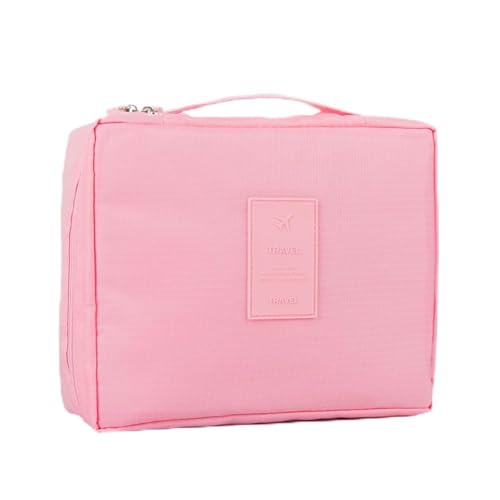 Große Kosmetiktasche Reise Kulturbeutel Portable Kulturtasche Doppelschicht Make Up Tasche wasserdichte Schminktasche Makeup Organizer mit Abnehmbare Fächer für Damen von GreatRise