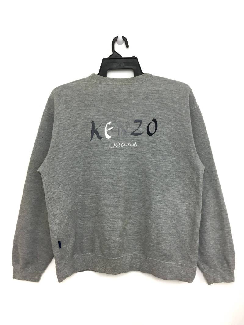 Angebot Vintage 90Er Jahre Kenzo Jeans Sweatshirt Pullover Gesticktes Logo Grau Angebot Vintage 90Er Jahre Kenzo Jeans Sweatshirt Pullover Gesticktes Logo Grau von GreatVtgApparels