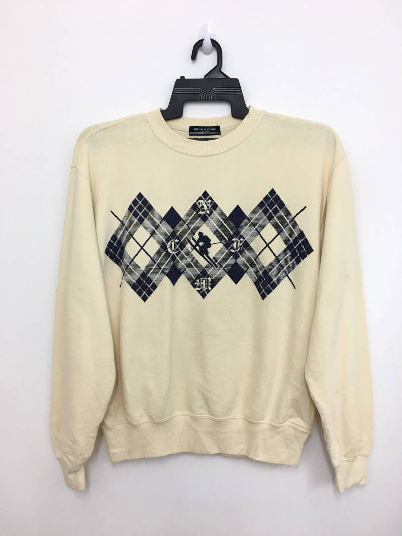 Auf Verkauf Vintage Nicole Club Sweatshirt Pullover Spielen Ski Mittlere Größe Schönes Design von GreatVtgApparels