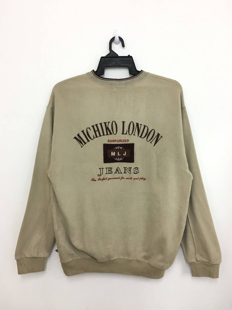 Große Größe Michiko London Jeans Sweatshirt Pullover Braun Farbe von GreatVtgApparels