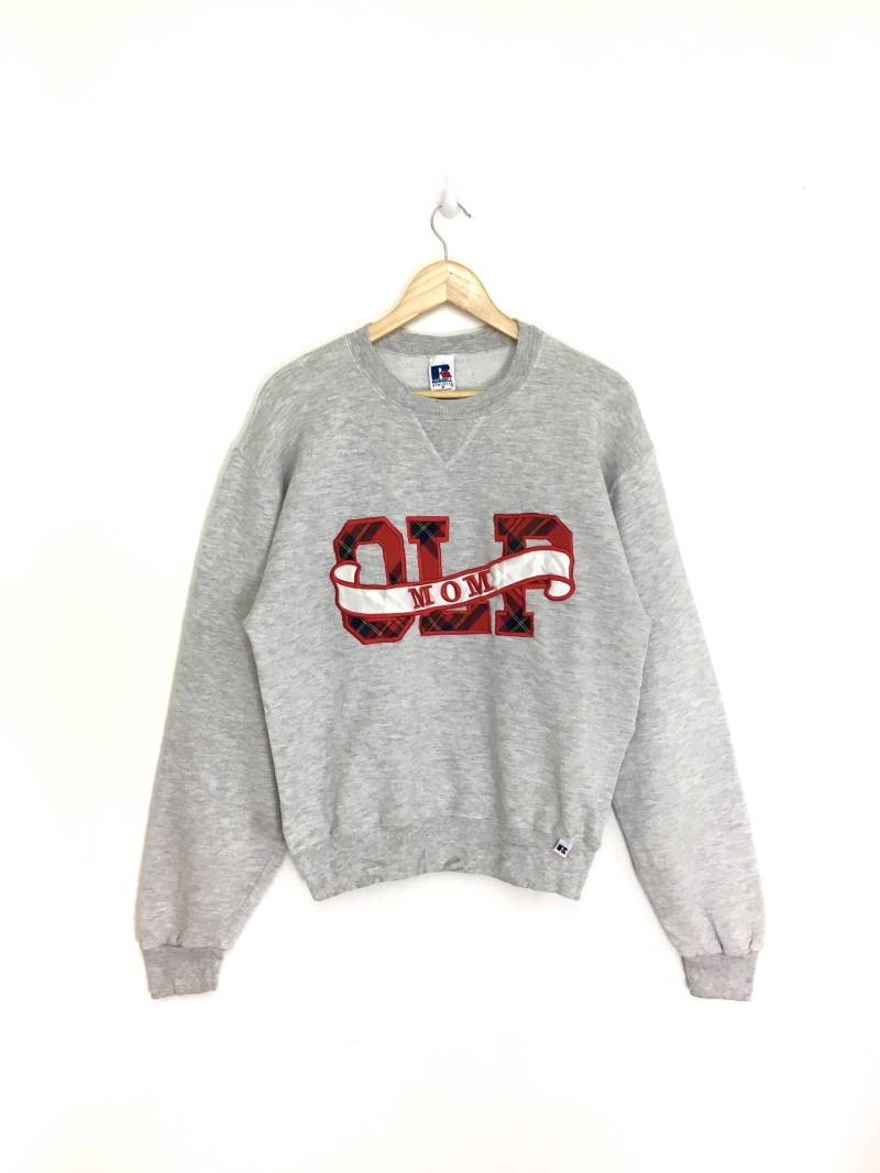 Selten Vintage 90Er Jahre Russel Athletic Sweatshirt Rundhalsausschnitt Schönes Design Kleine Grössen von GreatVtgApparels