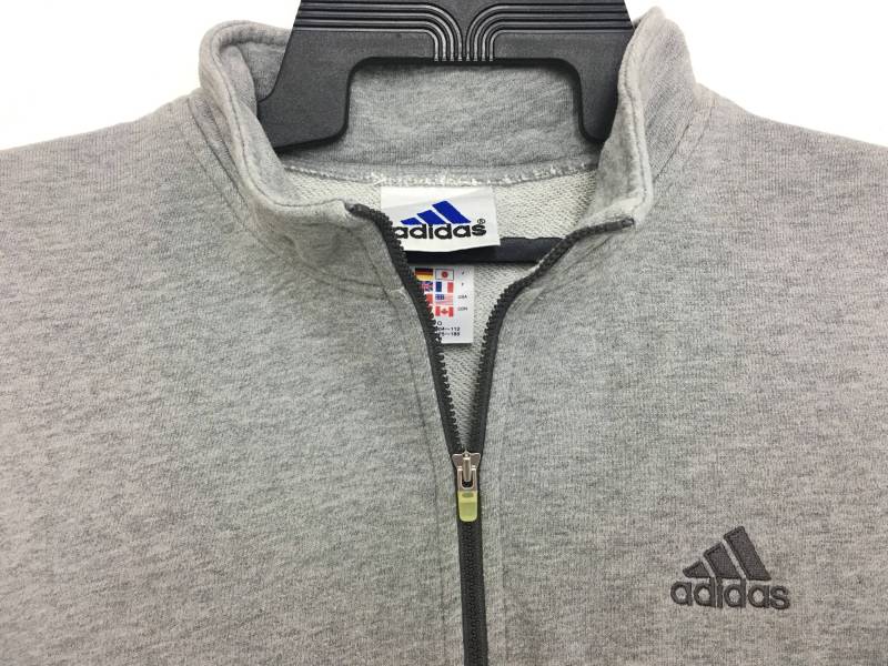 Selten Vintage Adidas Sweatshirt Half Zipper Longsleeve Ausgezeichneter Zustand von GreatVtgApparels