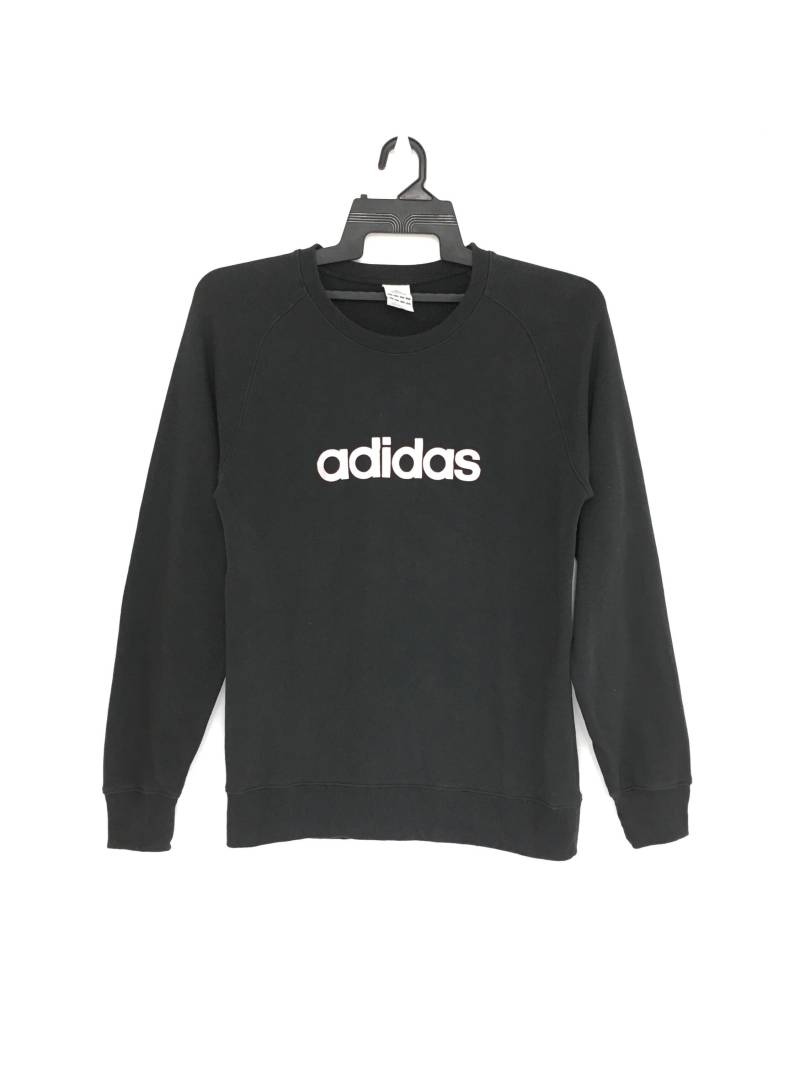 Verkauf Adidas Sweatshirt Rosa Spellout Schwarze Farbe von GreatVtgApparels