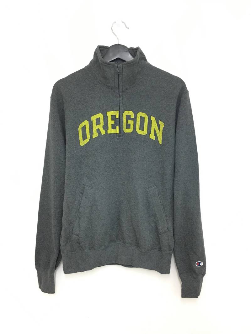 Verkauf Champion Sweatshirt Oregon Half Zipper Pullover Small Size von GreatVtgApparels
