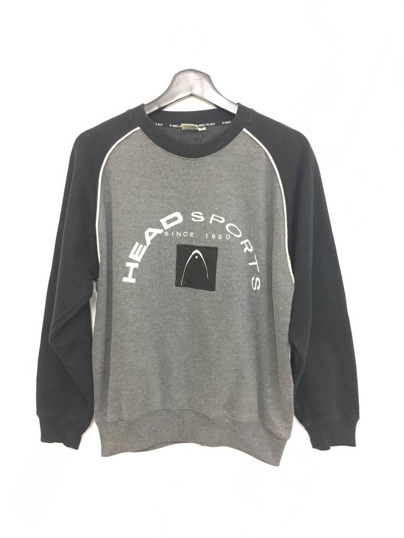 Verkauf Vintage Kopf Sport Sweatshirt Big Logo Pullover Embroidery Medium Size von GreatVtgApparels