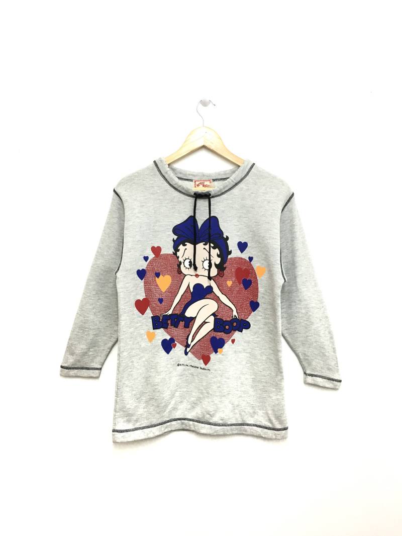 Vintage 90Er Jahre Betty Boop Shirt Langarm Schönes Design von GreatVtgApparels