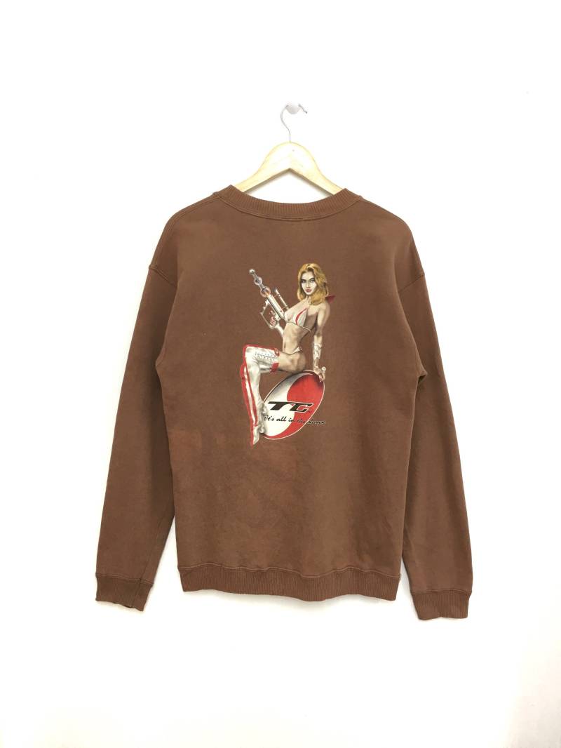 Vintage 90Er T&c Surfboards Sweatshirt Surfer Pullover Große Größe von GreatVtgApparels