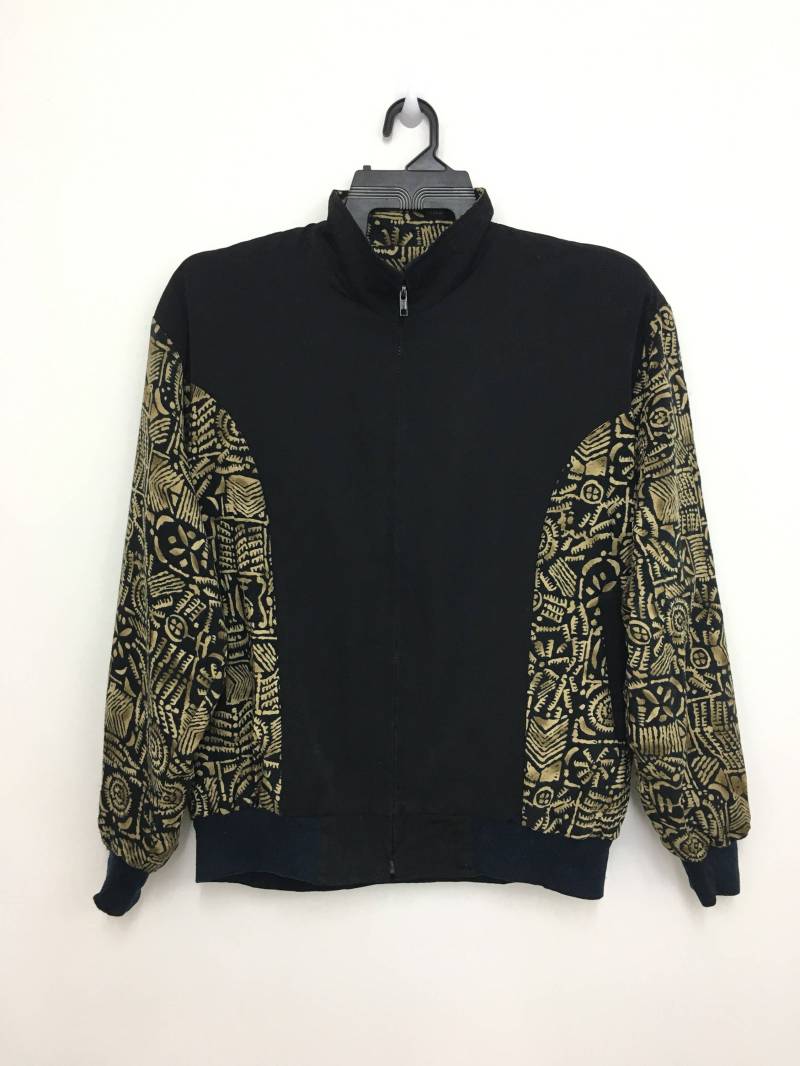 Vintage Bonheur Jacke Seidenjacke Sehr Schönes Design von GreatVtgApparels