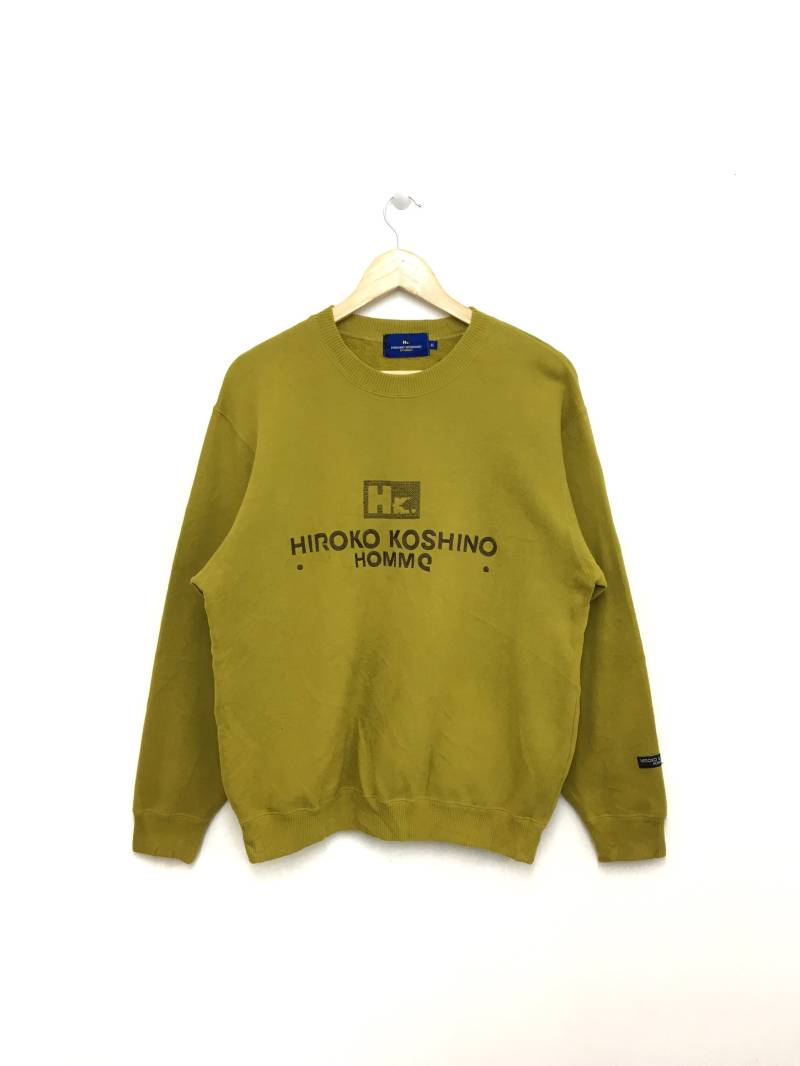 Vintage Hiroko Koshino Homme Sweatshirt Pullover Mittlere Größe Vintage Hiroko Koshino Homme Sweatshirt Pullover Mittlere Größe von GreatVtgApparels