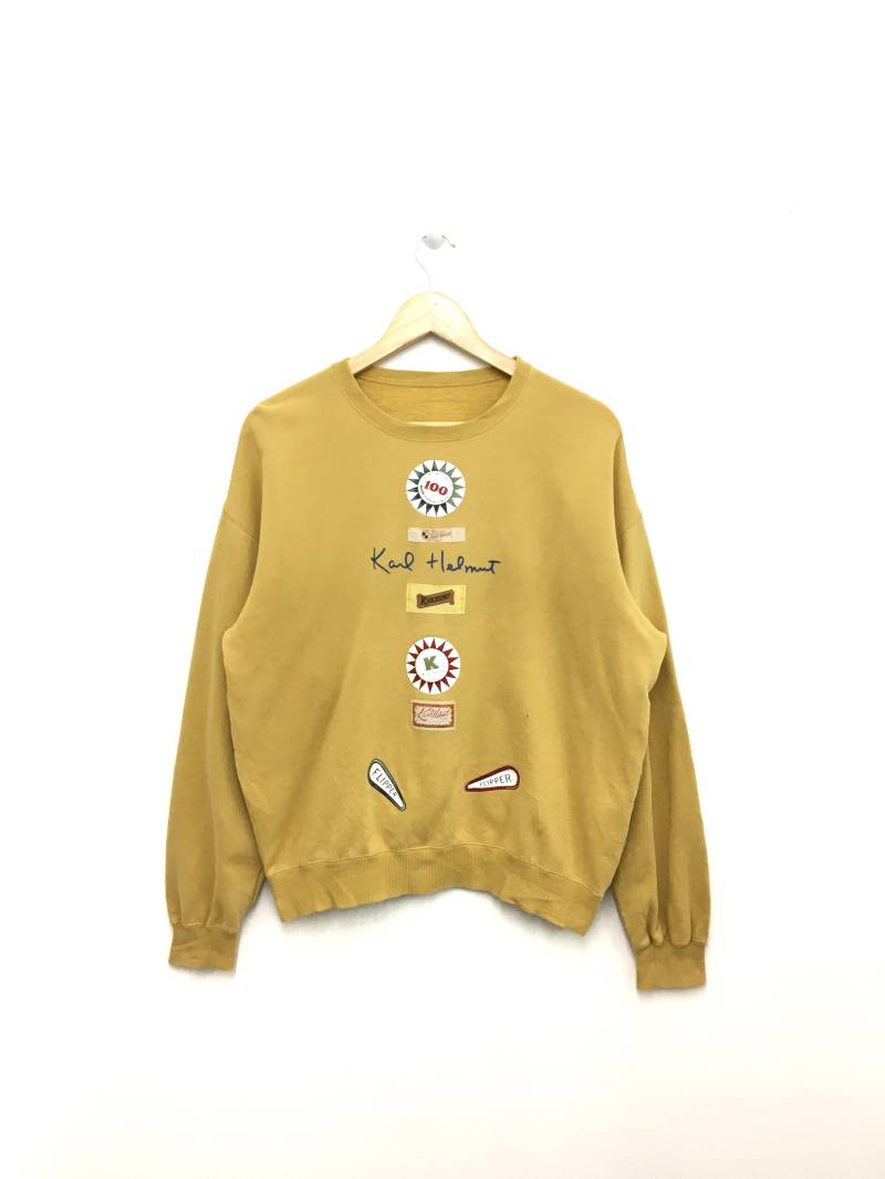 Vintage Karl Helmut Sweatshirt Pullover M/L Größe Vintage Karl Helmut Sweatshirt Pullover M/L Größe von GreatVtgApparels