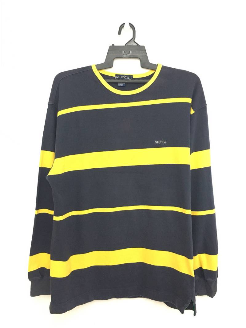 Vintage Nautica Sweatshirt Langarm Pullover Streifen Xl Größe Vintage Nautica Sweatshirt Langarm Pullover Streifen Xl Größe von GreatVtgApparels